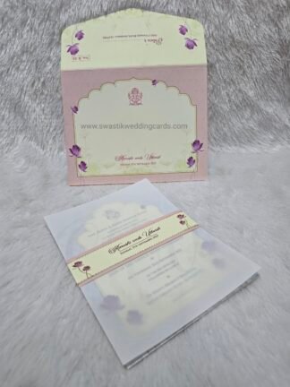 Butter paper (velam paper) with 2 inserts and box cover.