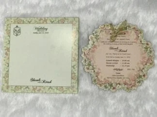 LASER CUT FRAME WEDDING CARDS