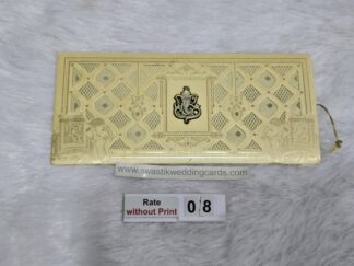 Jacket patter wedding invitation card