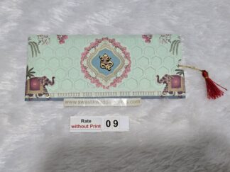 Jacket patter wedding invitation card