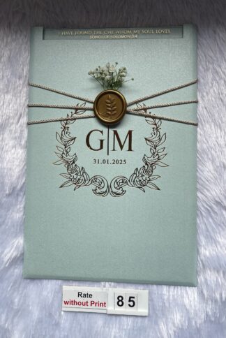 Premium quality Acrylic with dry flowers and Plastic Seal and a Jacket style cover.