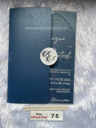 Premium quality Acrylic with with folder card and cover.