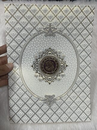 Folder style wedding invitation card with   Box cover.
