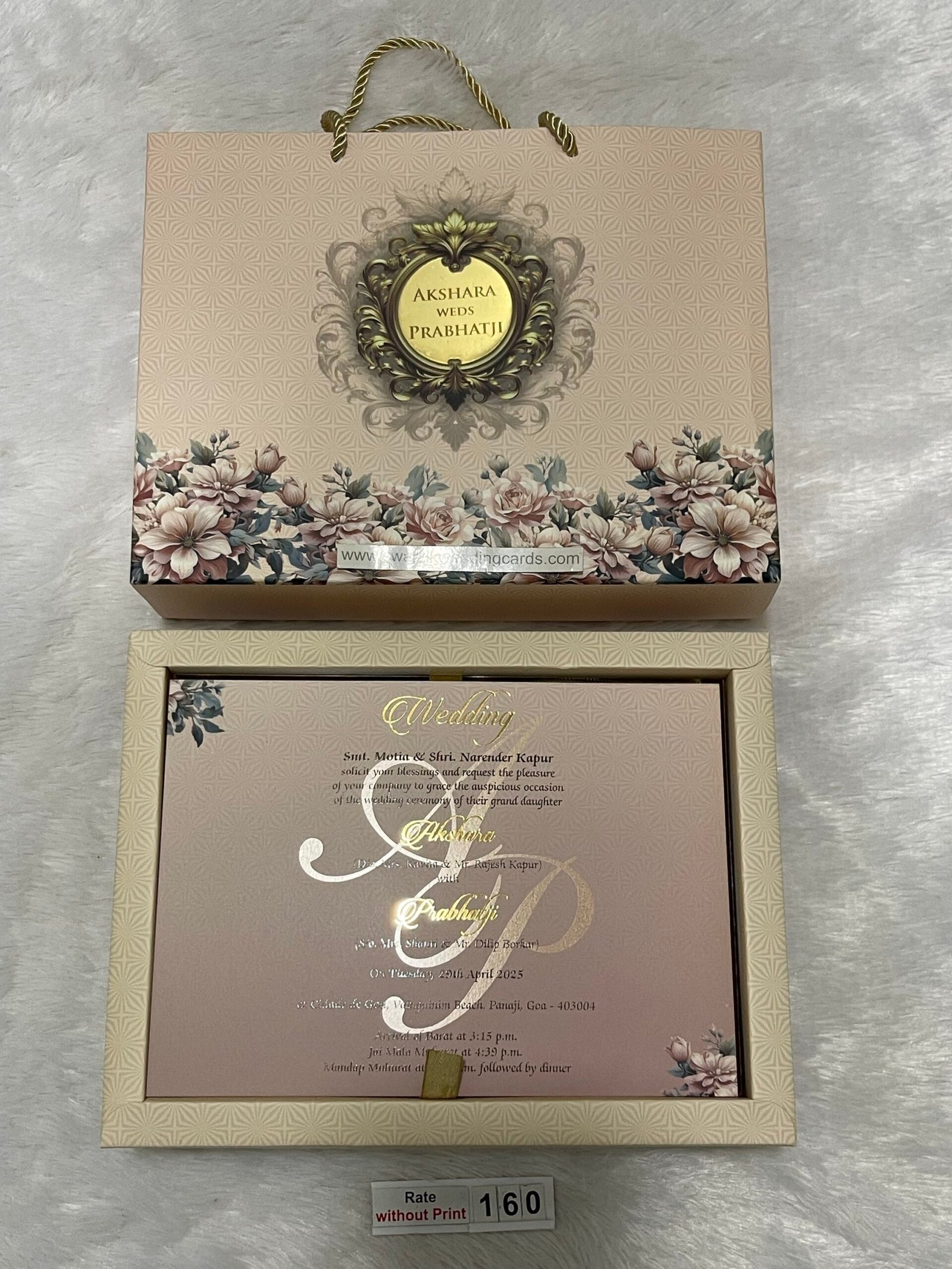 Dryfruits,sweet & Chocolate box wedding invitation cards with 2 plastic ...